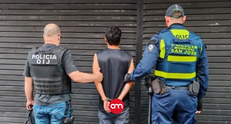 Hombre detenido en San José por brutal asalto: atacó a su víctima con un ladrillo hasta dejarla inconsciente