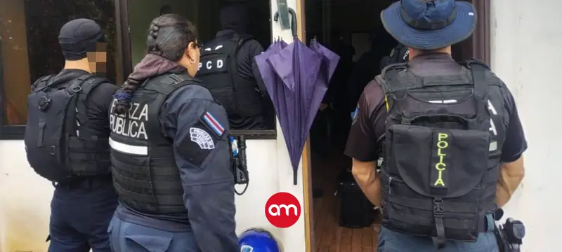 Cinco criminales reconocidos por las autoridades capturados por operar ventas de droga en Limón y la Zona Sur