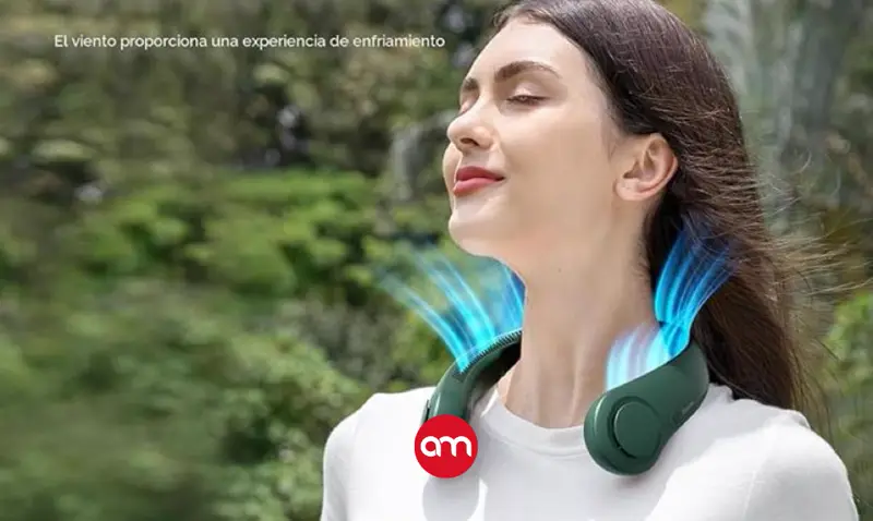 Adiós al calor con este “aire acondicionado” portátil que se pone en el cuello