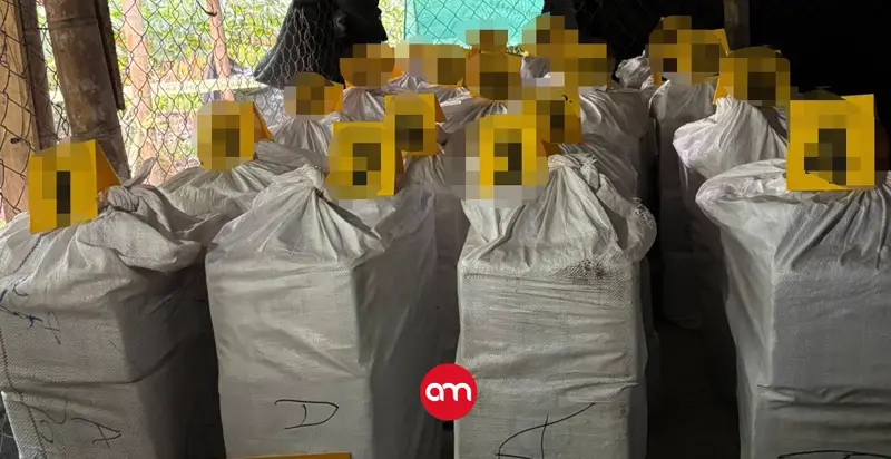 Decomisan 600 kilos de cocaína y capturan a cuatro narcos armados en la zona sur