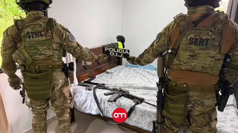 El impresionante arsenal de El Diablo: estas son las armas de guerra y el equipo que escondía en su refugio