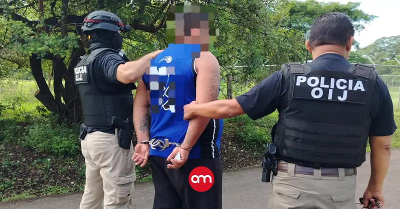 Hombre detenido por el OIJ tras asaltar tres veces una casa y amenazar a sus ocupantes