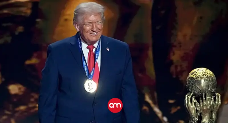 Trump recibe inesperado “Premio de la Paz” de la FIFA en pleno sorteo del Mundial 2026