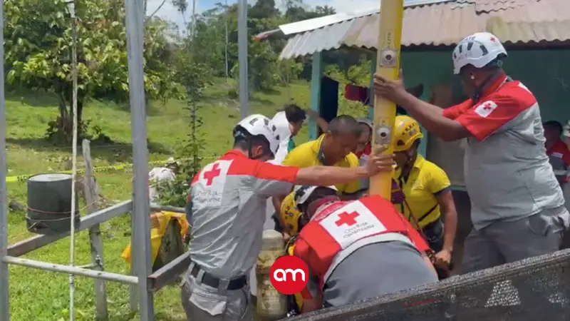 (Video) Tragedia en Limón: Hombre muere tras caer a pozo de una casa