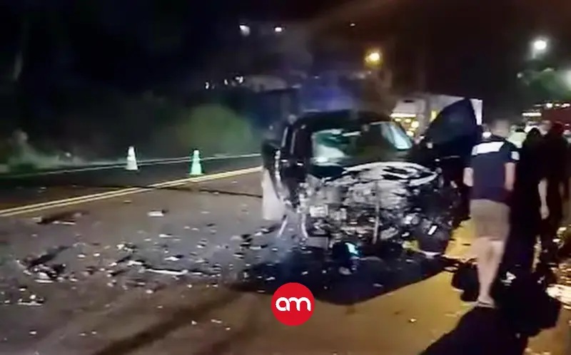 Conductor borracho invade carril a alta velocidad y mata a joven de 28 años