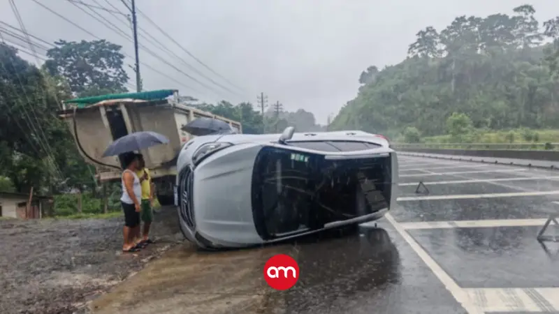 Periodista de Teletica viajó a Limón para acompañar a su mamá en el Día de la Madre y de regreso sufrió aparatoso accidente