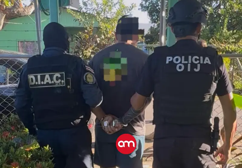 Golpe al narcomenudeo: OIJ captura a tres personas en operativos simultáneos en Orotina y Buenos Aires