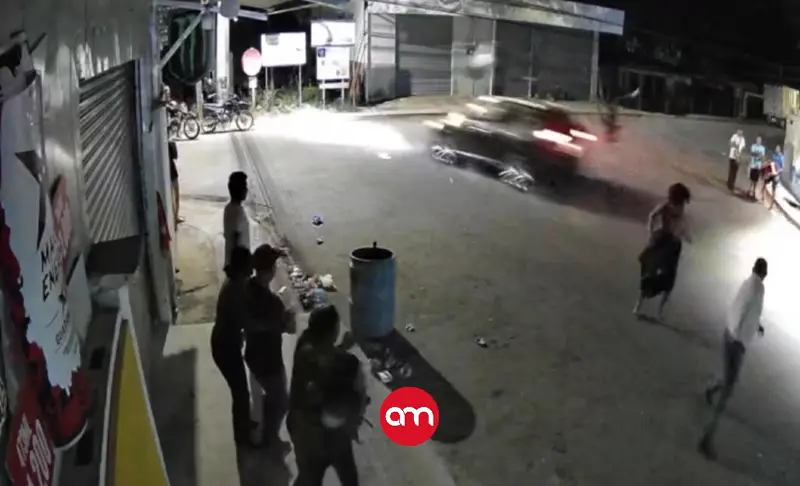 El video que estremece a todos: víctimas bailaban en la calle segundos antes del atropello mortal