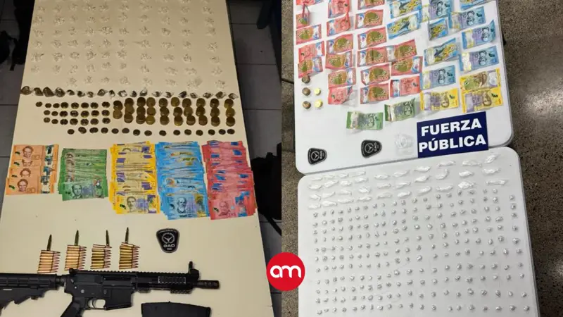 Operativos policiales sorprenden en Desamparados: Sacan de las calles miles de drogas y un fusil de asalto