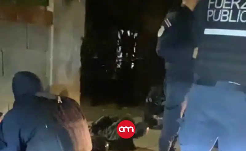 Balacera y choque armado con la policía deja cinco heridos en violenta noche en Tirraes