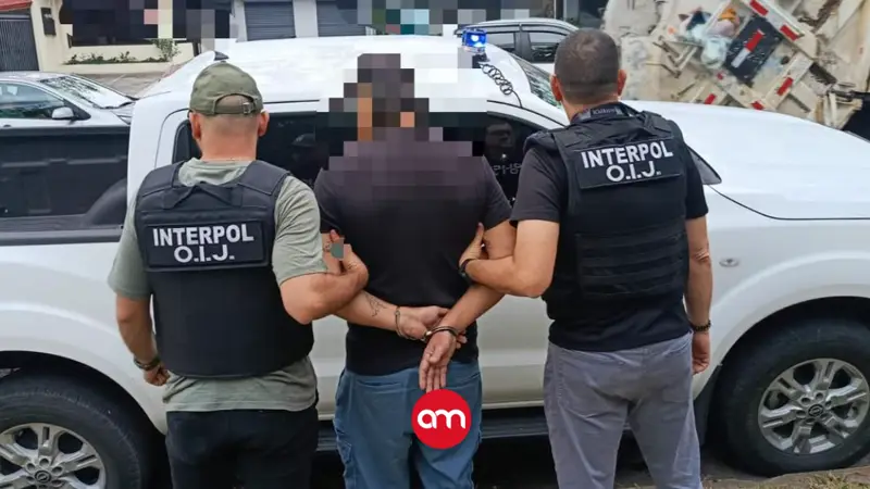 Capturan en Pavas a estadounidense buscado por el FBI