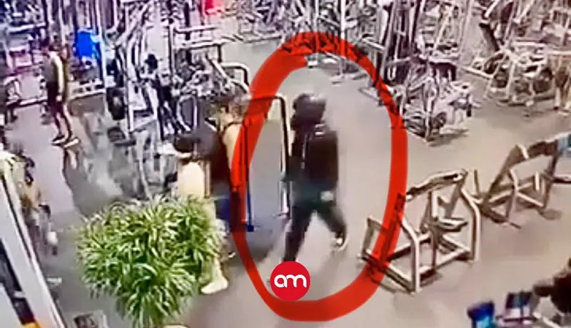 Escalofriante antecedente: video revela que un sicario habría estado antes en gimnasio de Cartago