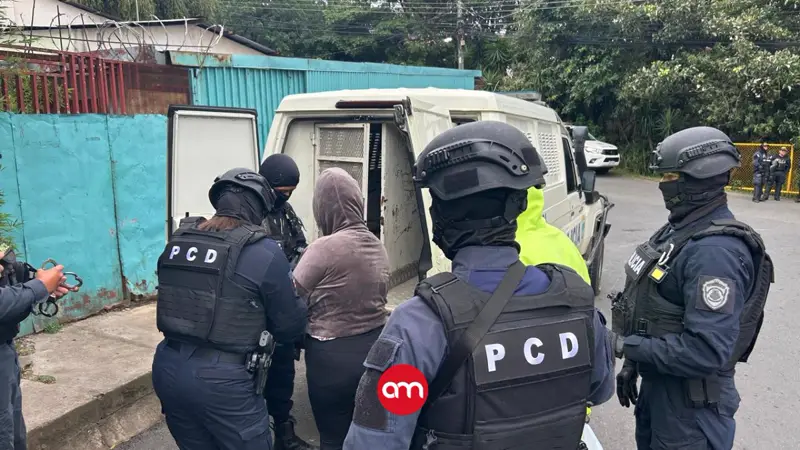 Operativo contra Los Gery en Cartago: A estas personas detuvo la PCD y todo esto se les decomisó