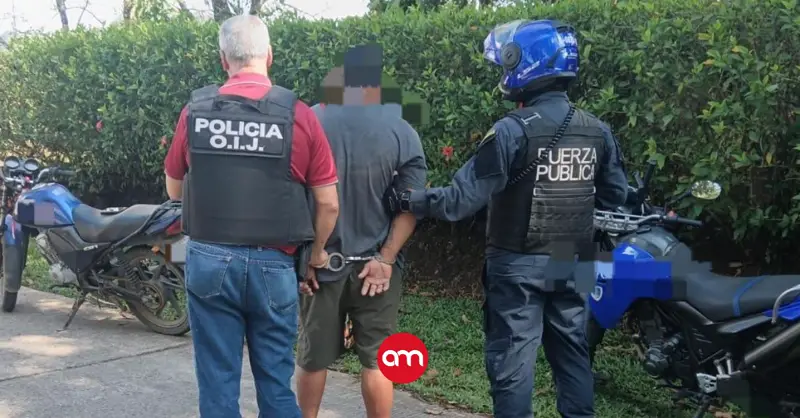 Detienen a sospechoso de abuso sexual en Puriscal: estaba con menor reportada como desaparecida
