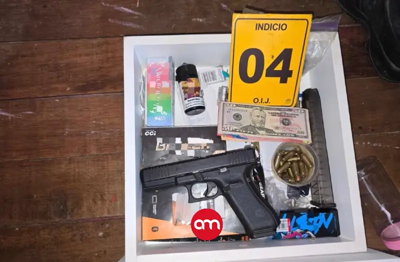 Joven de 18 años detenido por presunto tiroteo desde un carro en Limón