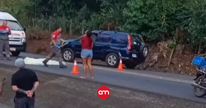 Salió expulsado por la ventana del carro y murió tras accidente en Orotina