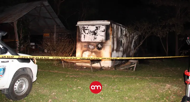 Buscan familia de hombre que fue asesinado y calcinado en Santa Ana