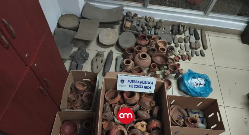 Policía hace hallazgo de posibles restos arqueológicos en vivienda de Alajuela