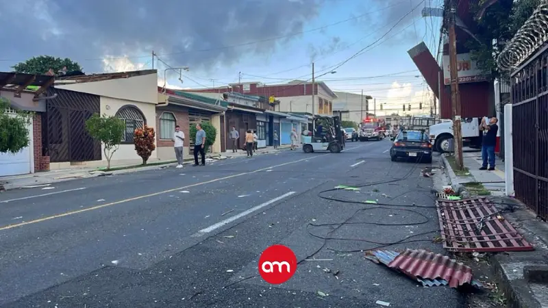 (Fotos y videos) Vea las impresionantes imágenes que dejó el torbellino en Heredia