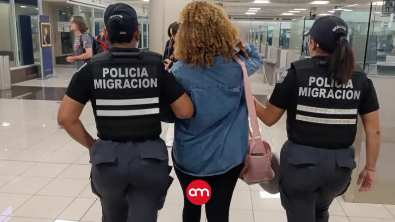 ¡Capturada! Esposa de “Pecho de Rata” regresa de Suiza y es detenida al aterrizar en el Juan Santamaría