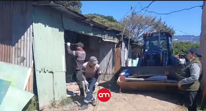 (Video) Autoridades desmantelan búnker narco en Cartago y recuperan espacios para la ciudadanía