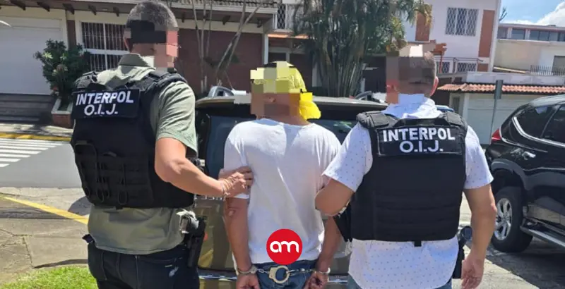 OIJ detiene en Curridabat a italiano requerido por Francia por homicidio y extorsión