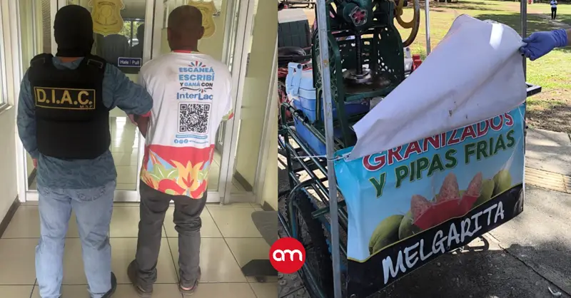 Narco ocultaba su negocio detrás de una venta de copos en visitado parque