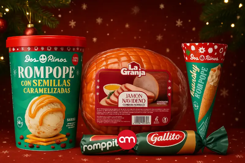 ¡Dos Pinos destapa la Navidad! Helados, rompope y hasta jamón con sabor a espíritu festivo