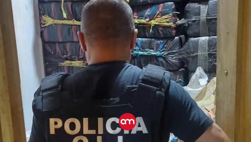 OIJ allana bodega narco; Siete custodios detenidos y más de mil kilos de cocaína decomisada