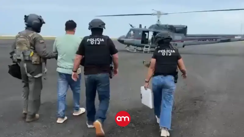 Desde Ecuador hasta Norteamérica: así operaba “Pirulo”, el narco tico capturado para ser extraditado a EE.UU.