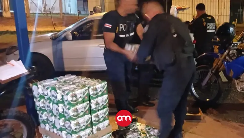 Sin fiesta de fin de año: Policía decomisa miles de unidades de licor de contrabando en operativos fronterizos