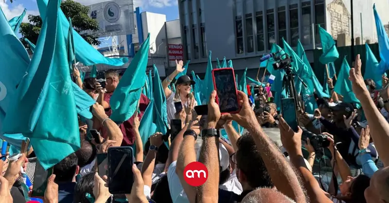Caravana de jaguares toma San José y sacude la recta final de la campaña electoral