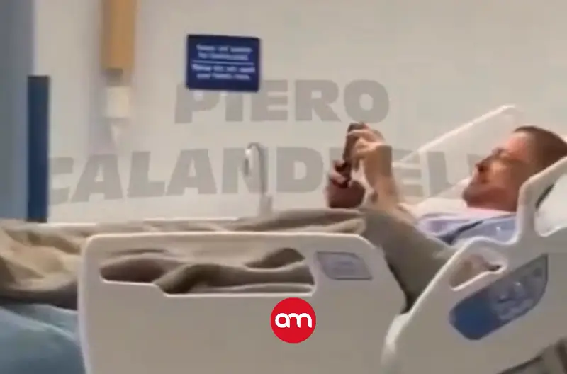 (VIDEO) Esta es la causa por la que Rodrigo Chaves fue visto en una camilla en un hospital