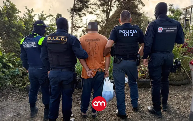 Cae banda ligada a dos asesinatos: allanamientos destapan armas y narcolaboratorios en San Ramón