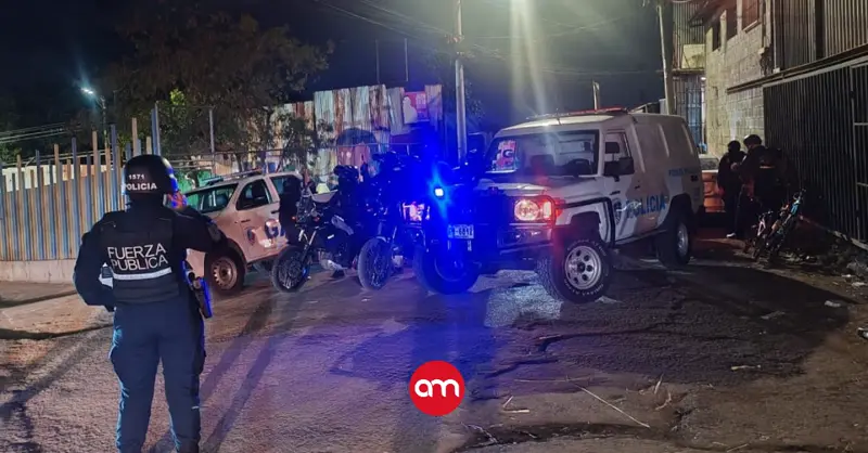 Fuerza Pública aprehende a 16 personas en operativo en Barrios del Sur de San José