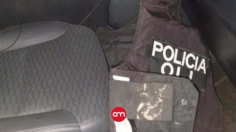 ¡Persecución termina con seis detenidos! Hallan fusil y chalecos falsos del OIJ en Heredia