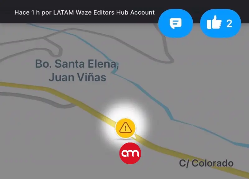 Waze advierte a conductores tras gestión del alcalde: ruta de Colorado en Turrialba es solo para vehículos livianos