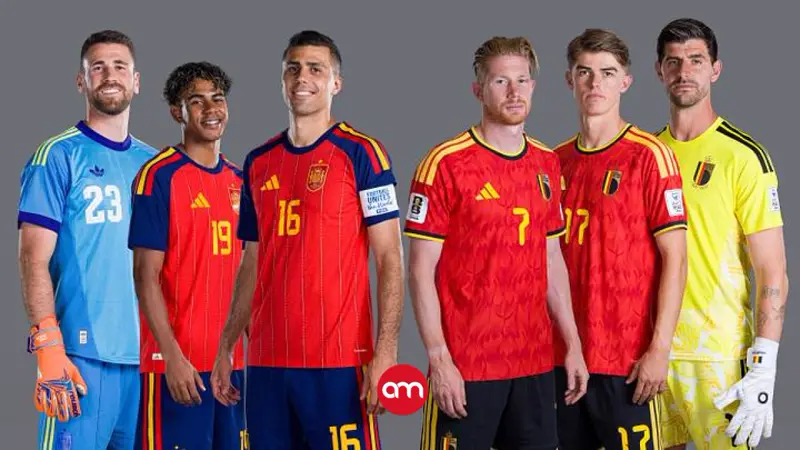 España y Bélgica, un boleto a semifinales en juego: así llegan al duelo de cuartos de final