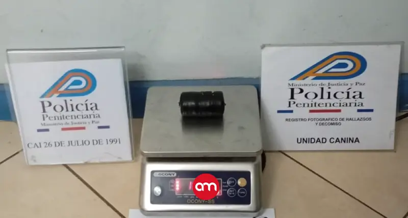 Policía Penitenciaria intercepta dron cuando aterrizaba en cárcel cargado de droga para los reos
