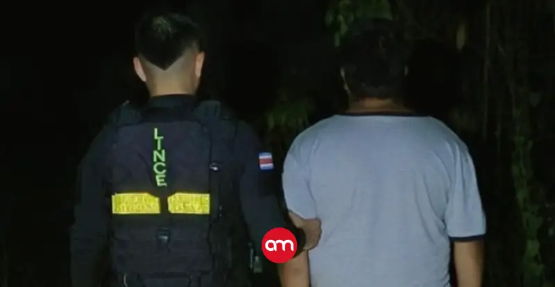 Fuerza Pública captura a sicario tras persecución en Siquirres