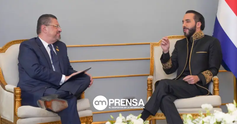 Rodrigo Chaves viajará a El Salvador y tendrá un nuevo encuentro con Nayib Bukele