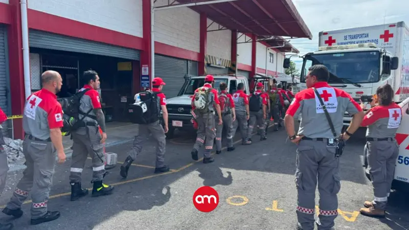 Héroes ticos de la Cruz Roja viajan a Venezuela para salvar vidas tras devastadores sismos