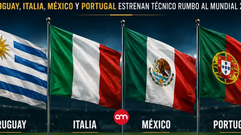 Nueva era en cuatro selecciones: Uruguay, Italia, México y Portugal estrenan técnico rumbo al Mundial 2030