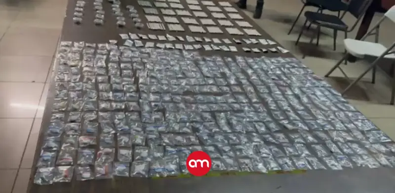 Policía interviene puntos de venta en el sur de la capital y decomisa miles de dosis de droga
