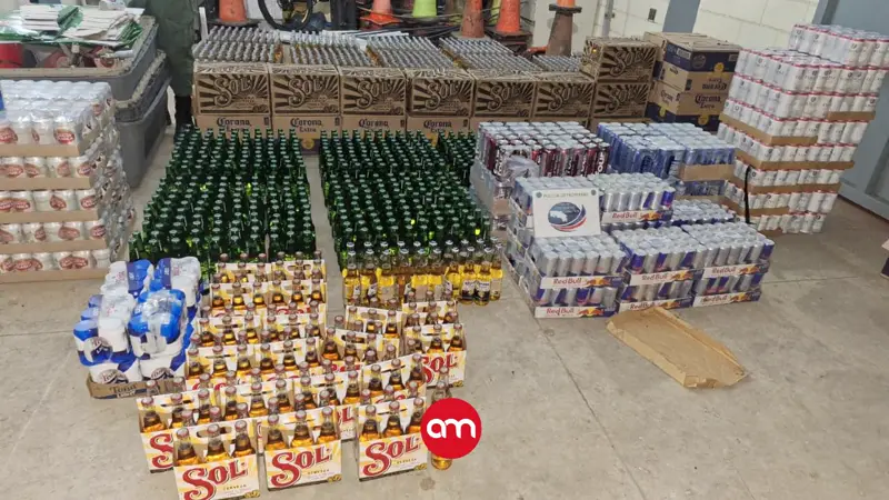 Decomisan miles de unidades de licor de contrabando en fronteras del país