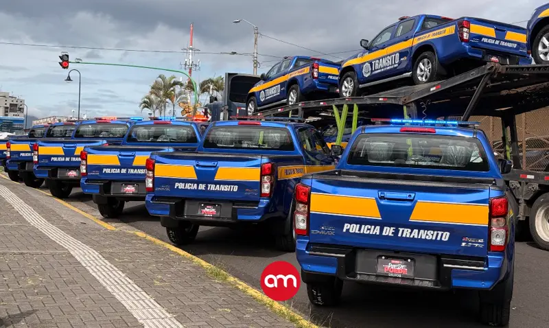 Policía de Tránsito refuerza su flotilla con 25 nuevas unidades