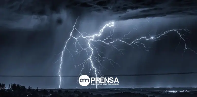 Fuertes lluvias y tormentas eléctricas esta tarde en varias zonas del país
