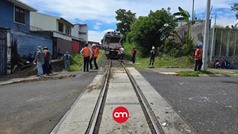 Incofer suspende servicios de tren entre San José, Heredia y Alajuela tras choque