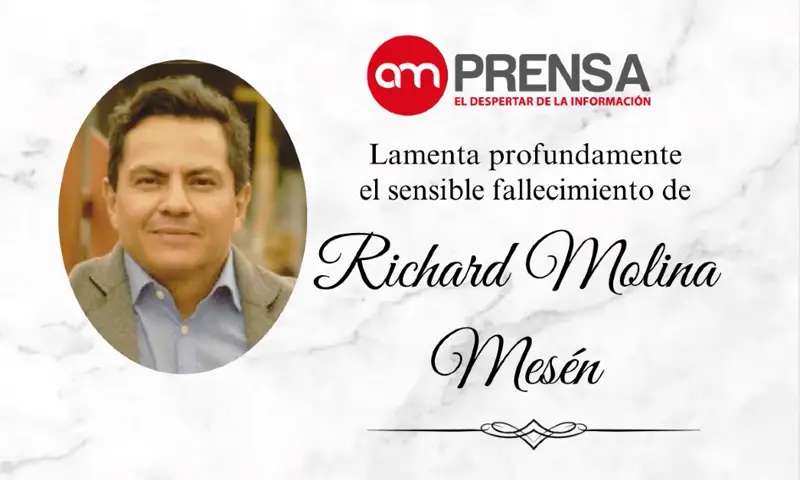 Fallece periodista Richard Molina
