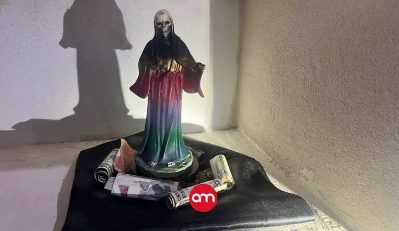 El macabro altar que descubrieron durante operativo narco que nadie esperaba encontrar
